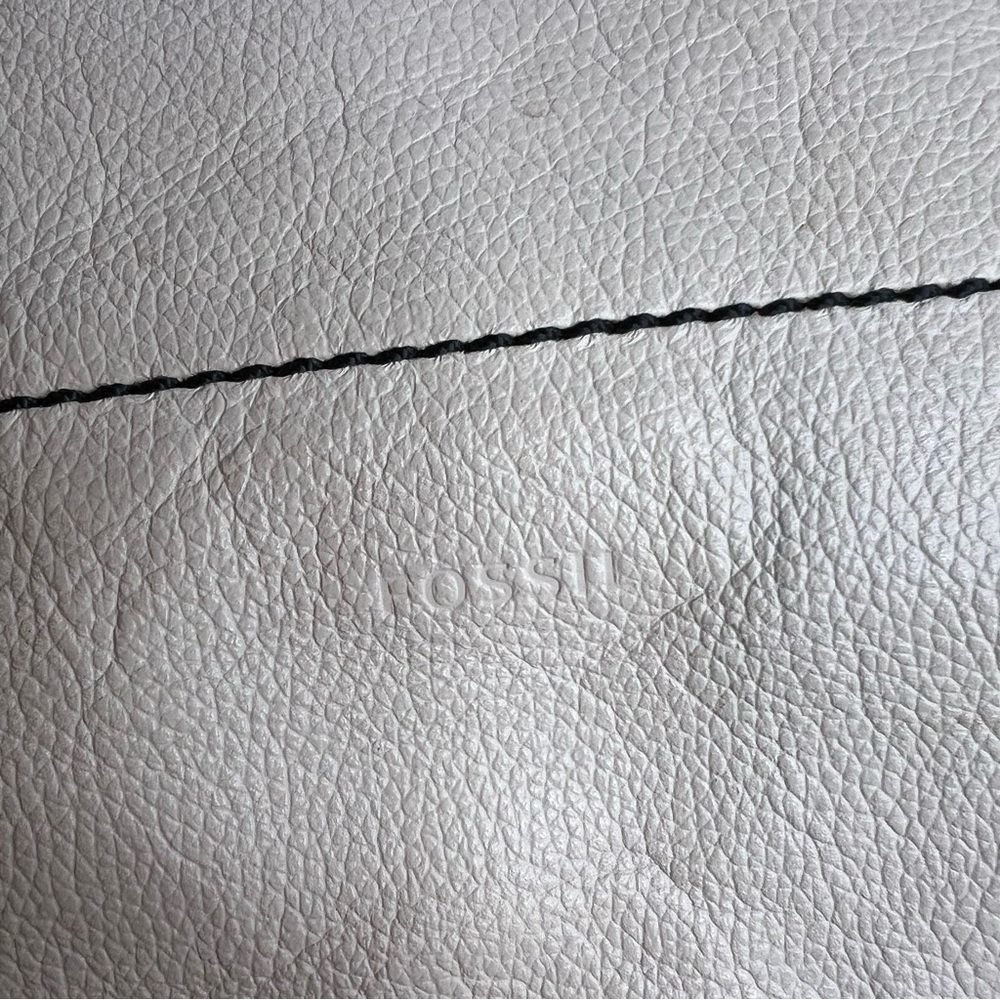 Fossil Amelia Leather Python Hobo Crossbody Shoul… - image 3